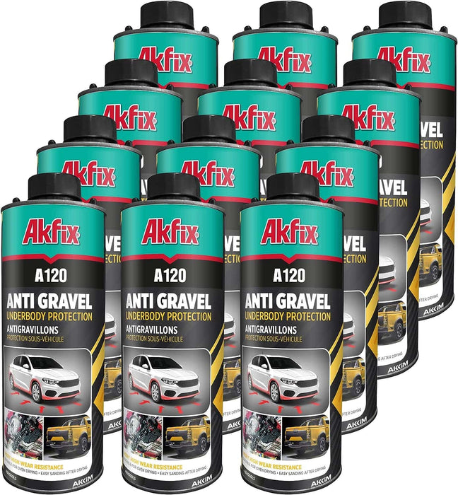 Akfix A120 Car Underbody Protection Spray - 12 Pack