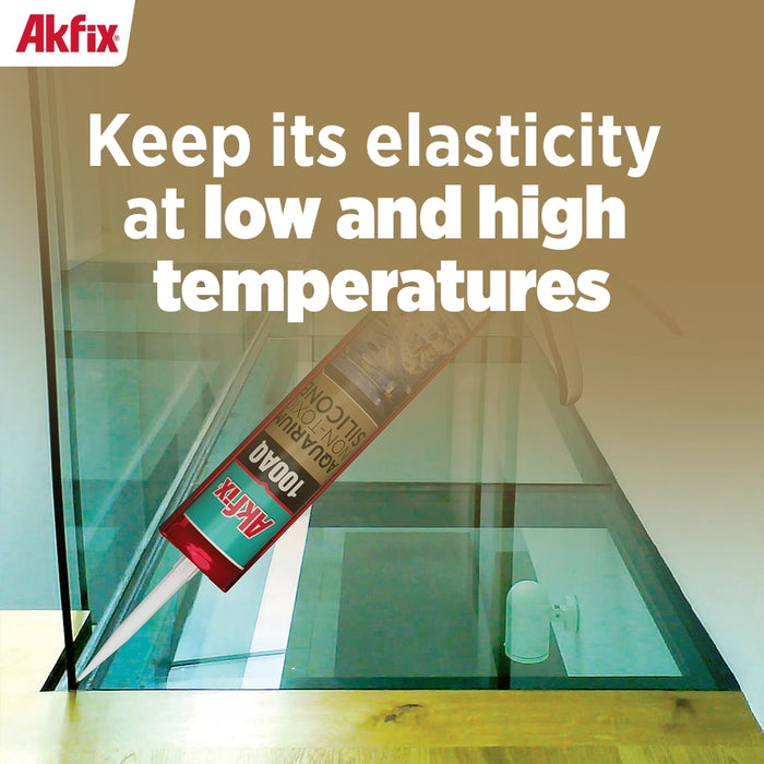 Akfix 100AQ Aquarium Silicone Sealant - 10.1 fl oz