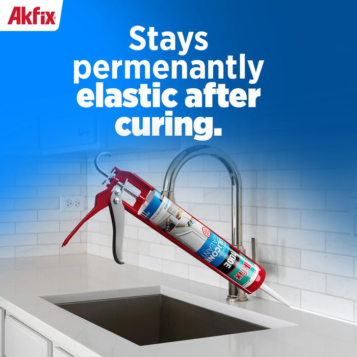 Akfix 100E Universal Silicone Sealant - 10.1 fl oz