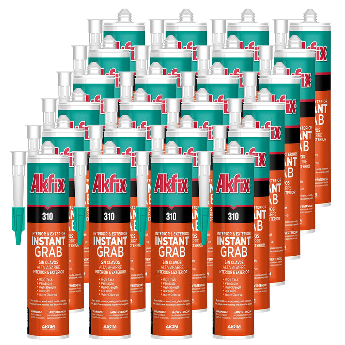 Akfix 310 Instant Grab Adhesive - White, 10.5 fl oz