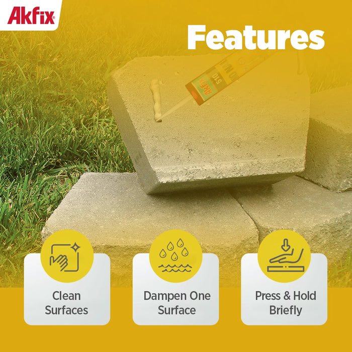 Akfix 510 No Nail Construction Adhesive - 10.5 fl oz