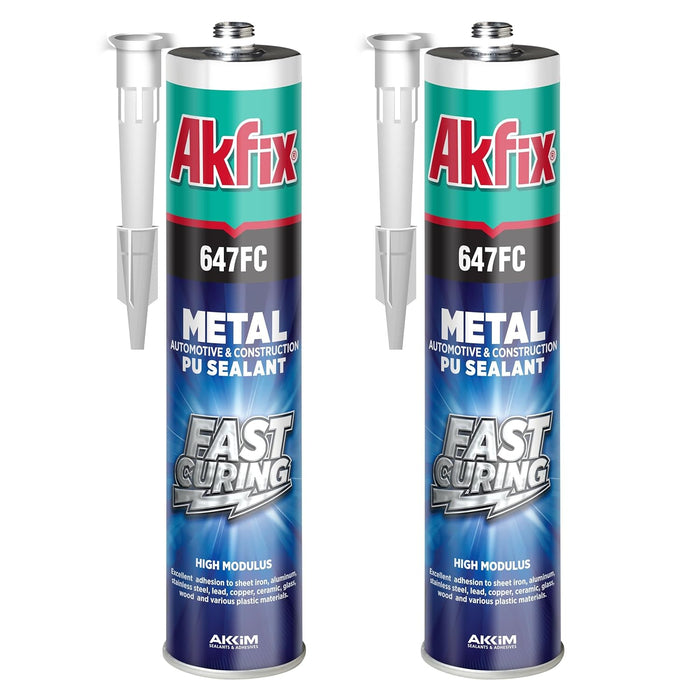 Akfix 647FC Fast Curing White Seam Sealer Automotive – Polyurethane Adhesive 10.1 fl oz