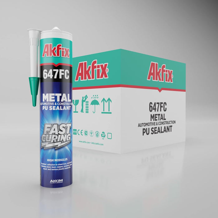 Akfix 647FC Fast Curing White Seam Sealer Automotive – Polyurethane Adhesive 10.1 fl oz