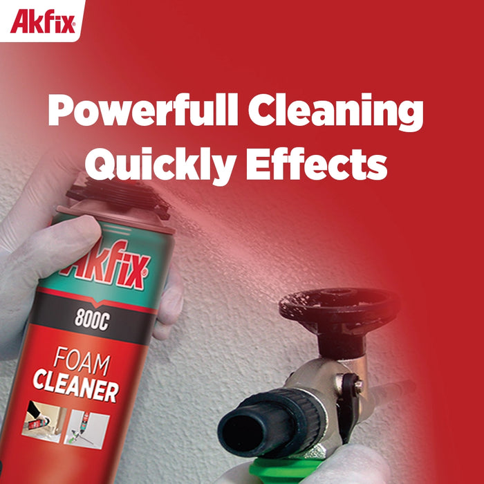 Akfix 800C Insulation Spray Foam Cleaner - 12.3 fl oz