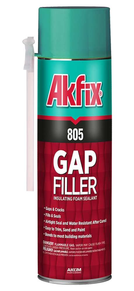 Akfix 805 Gap Filler Polyurethane Straw Foam - 1 Pack