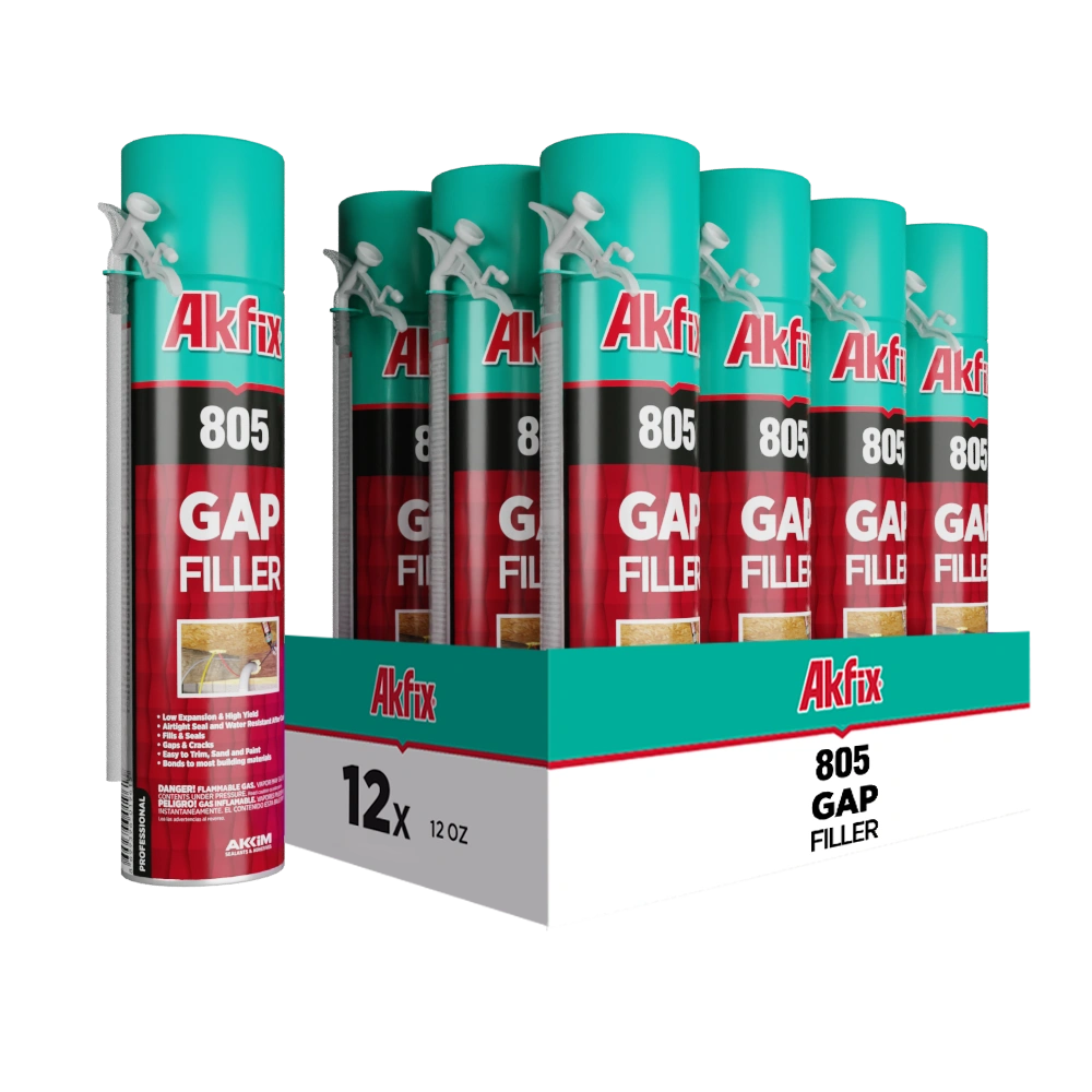 Akfix 805 Gap Filler Straw Foam | Expanding Polyurethane Foam Sealant