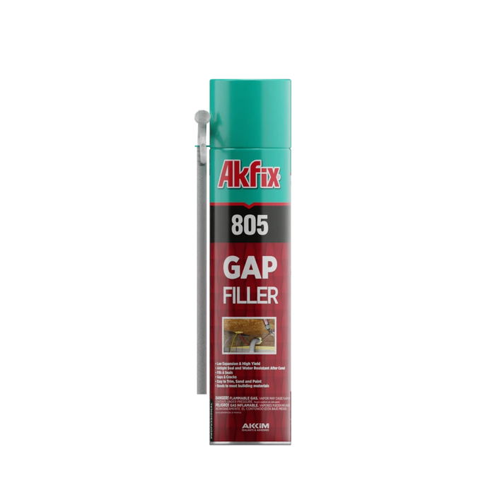 Akfix 805 Gap Filler Polyurethane Straw Foam - 12 oz / 25.3 oz