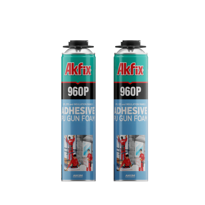 Akfix 960P Adhesive PU Gun Foam | High-Yield Construction Adhesive