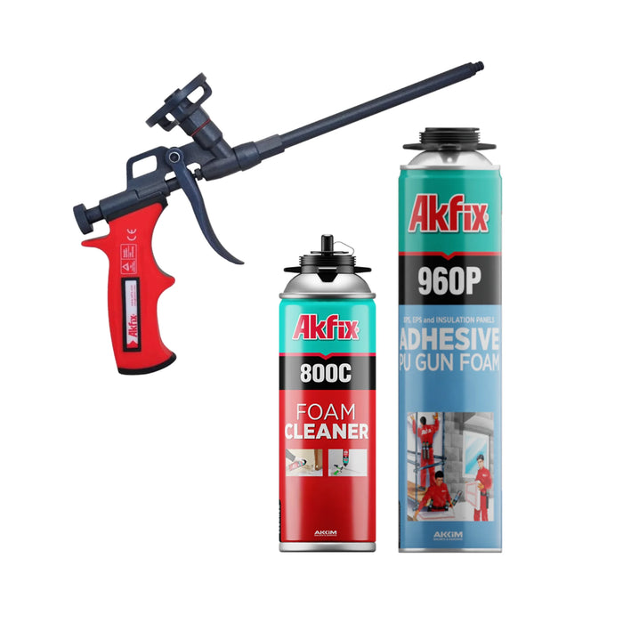 Akfix 960P Adhesive PU Gun Foam | High-Yield Construction Adhesive