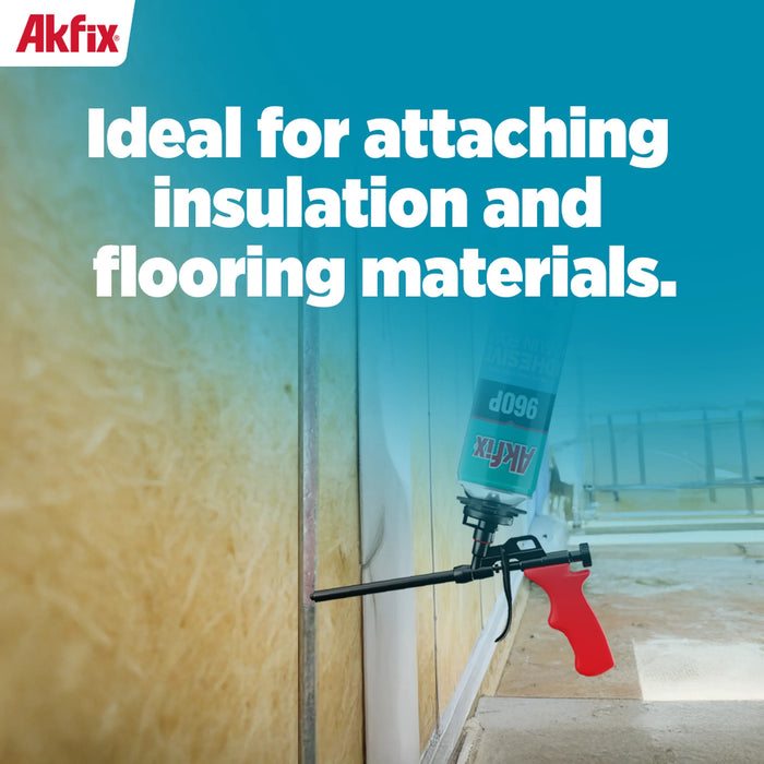 Akfix 960P Adhesive PU Gun Foam | High-Yield Construction Adhesive