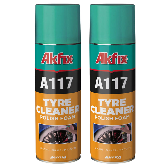 Akfix A117 Tire Cleaner & Polish Foam 16.9 oz