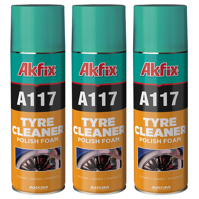 Akfix A117 Tire Cleaner & Polish Foam 16.9 oz