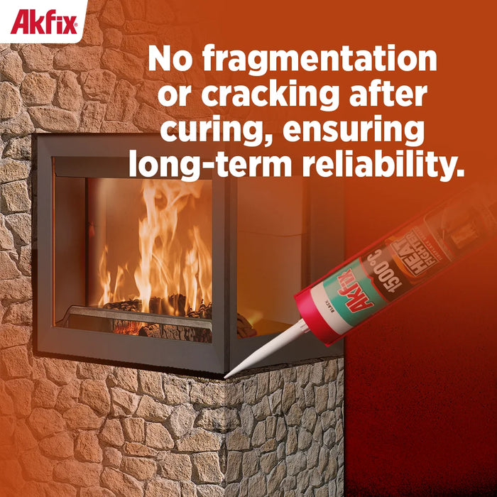 Akfix A 1500 Heat Fighter - High Temp Fireplace Sealant