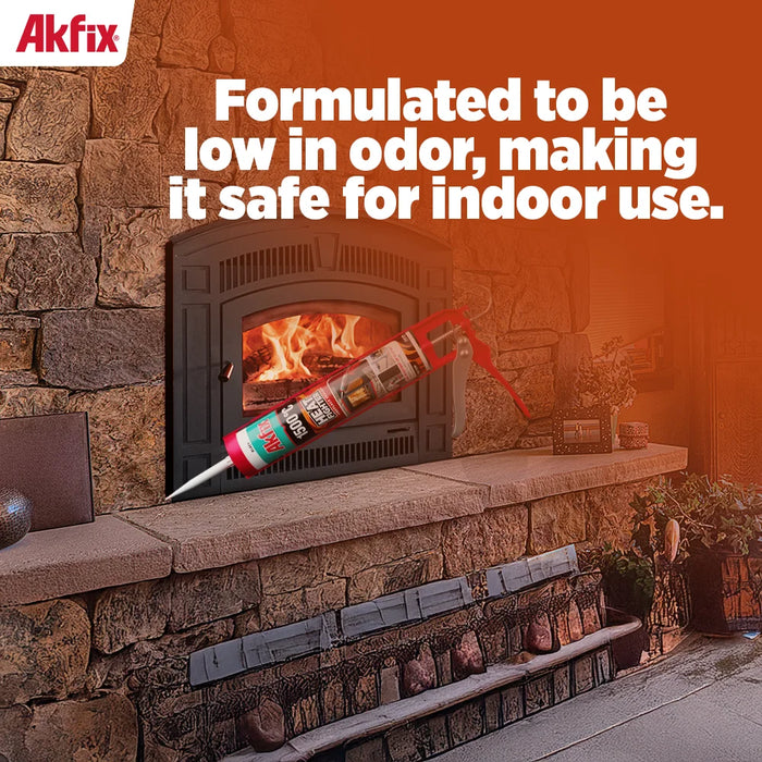 Akfix A 1500 Heat Fighter - High Temp Fireplace Sealant
