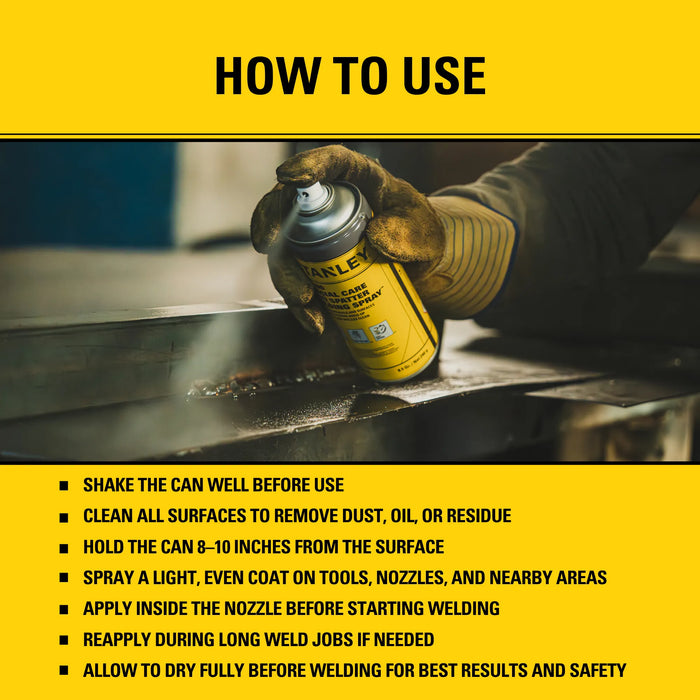Stanley AP90 Special Care Anti-Spatter Welding Spray - 13.5 oz