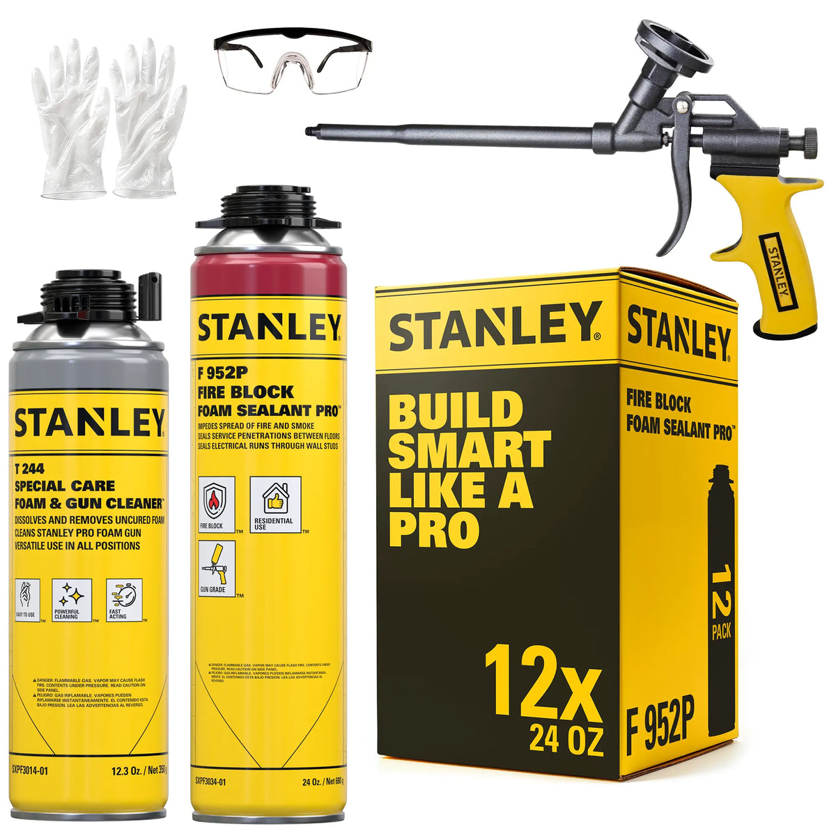 Stanley F952P Orange Fire Block Foam Pro | Fire-Retardant Insulation