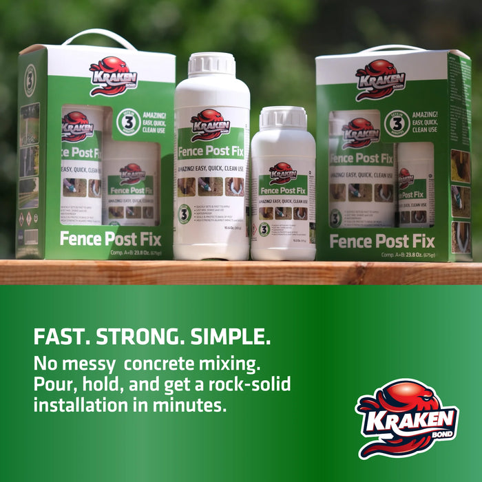 Kraken Bond Fence Post Fix