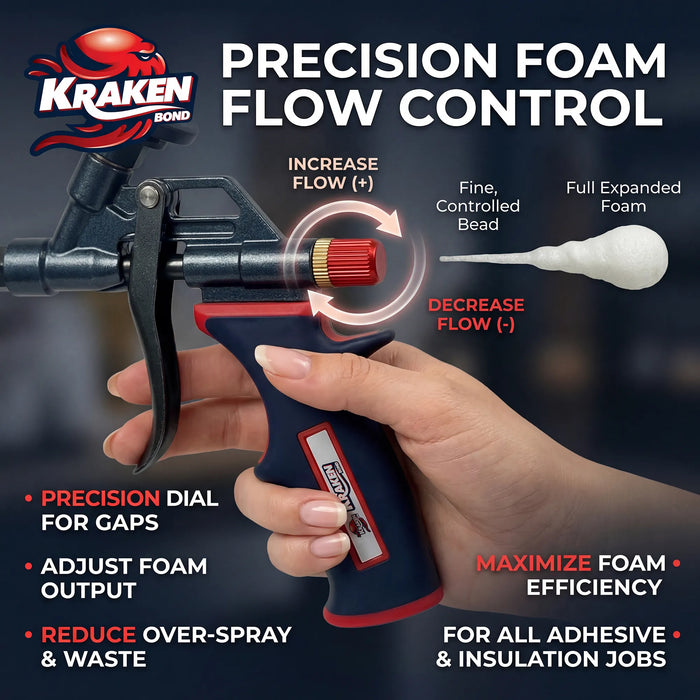 Kraken Bond Pro Foam Gun - 8"