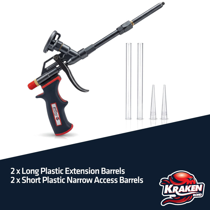 Kraken Bond Pro Foam Gun - 8"