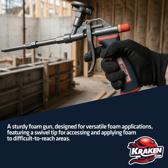 Kraken Bond Pro Foam Gun - 8"