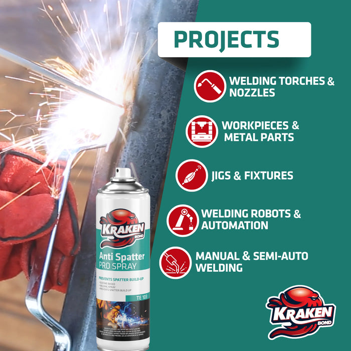 Kraken Bond Welding Anti-Spatter Pro Spray - 12 oz