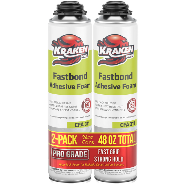 Kraken Bond Fastbond Adhesive - Gun Foam, 24 oz