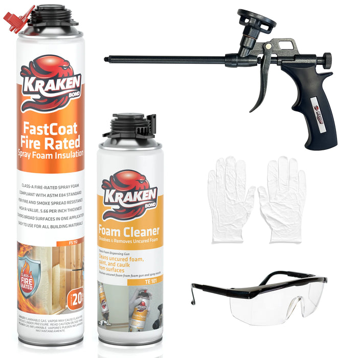 Kraken Bond FastCoat Spray Foam Insulation, Closed Cell