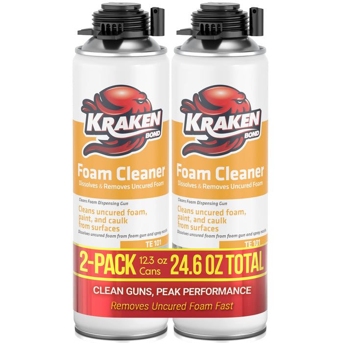Kraken Bond Polyurethane Foam and Foam Gun Cleaner 12.3 oz