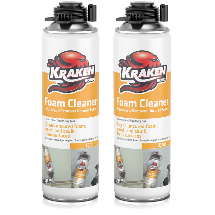 Kraken Bond Polyurethane Foam and Foam Gun Cleaner