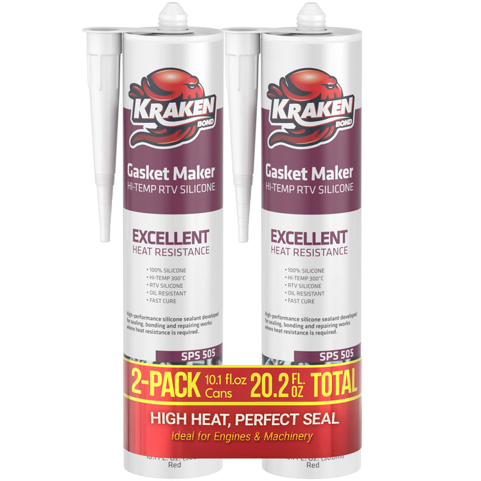 Kraken Bond Gasket Maker RTV Silicone - 10.1 fl oz