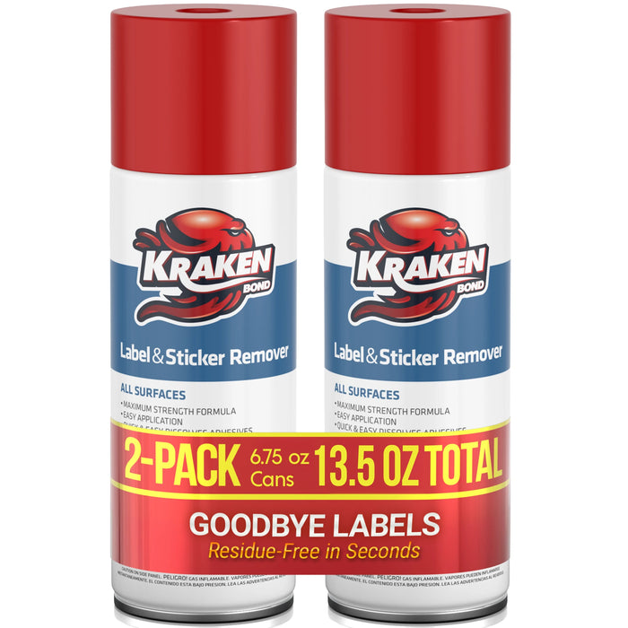 Kraken Bond Label & Sticker Remover Spray - 6.7 oz