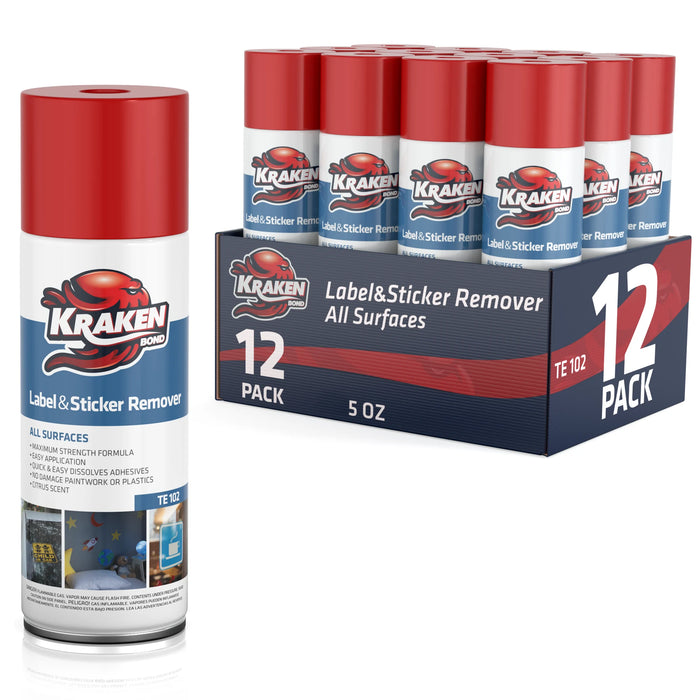 Kraken Bond Label & Sticker Remover Spray -5 oz