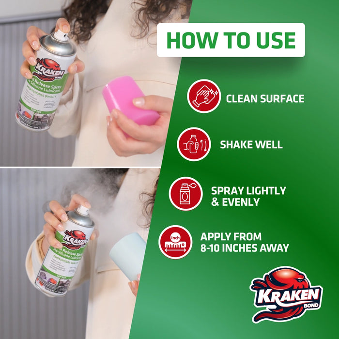 Kraken Bond Silicone Mold Release Spray - 12.3 oz