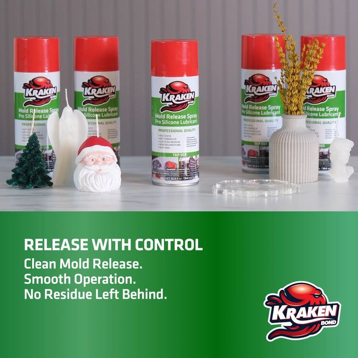 Kraken Bond Silicone Mold Release Spray - 12.3 oz