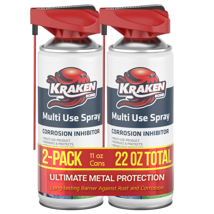 Kraken Bond Multi Use Spray - Rust Inhibitor & Multi-Purpose Lubricant Spray, 11 oz