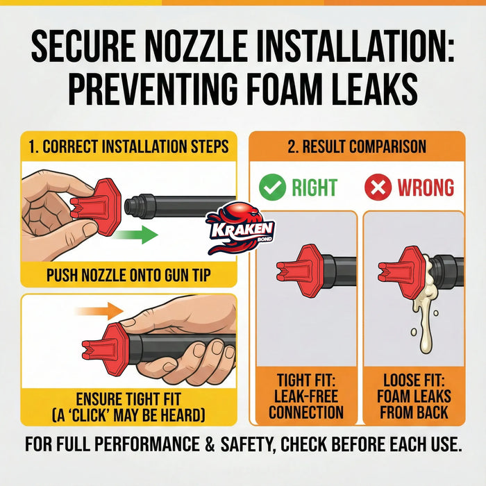 Kraken Bond Fastcoat Insulation Spray Foam Nozzle