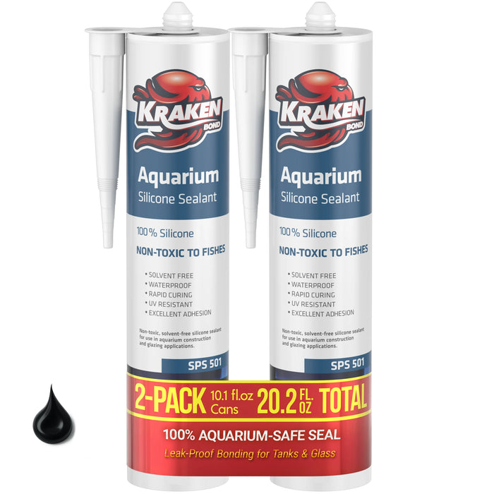 Kraken Bond Aquarium 100% Silicone Sealant - 10.1 fl oz