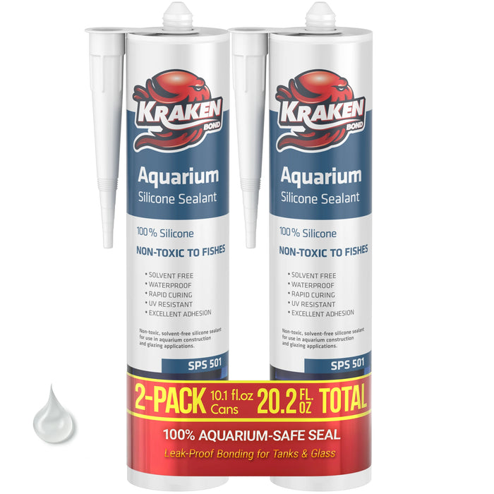 Kraken Bond Aquarium 100% Silicone Sealant - 10.1 fl oz