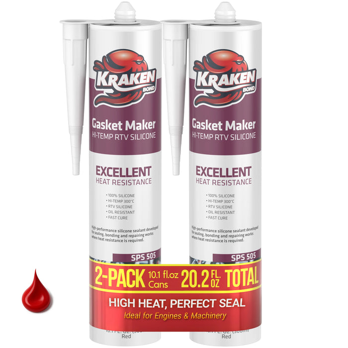 Kraken Bond Gasket Maker RTV Silicone - 10.1 fl oz
