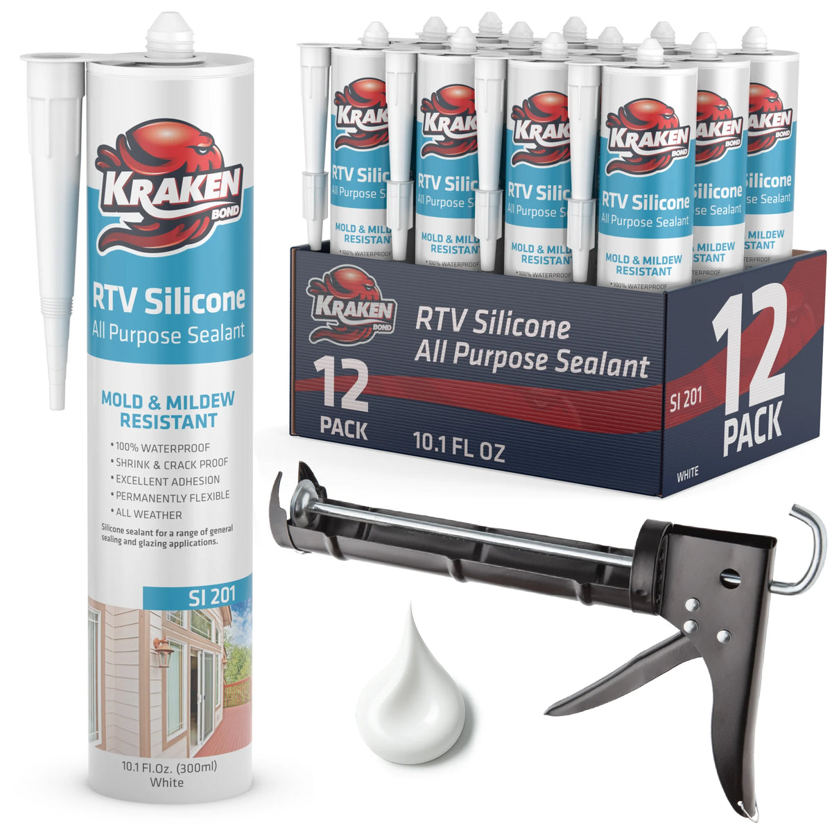 Kraken Bond All Purpose RTV Silicone Sealant | RTV Sealant