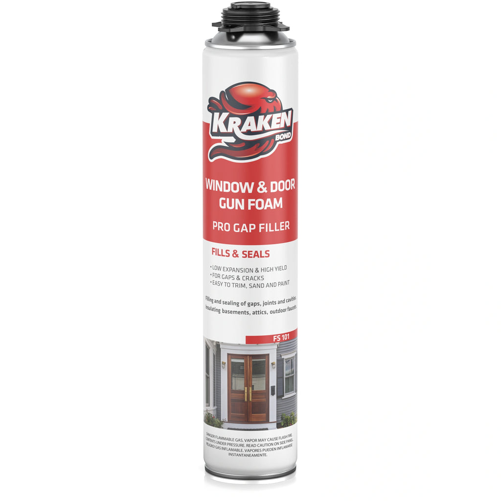Kraken Bond Pro Window & Door Gap Filler - Low Expansion Gun