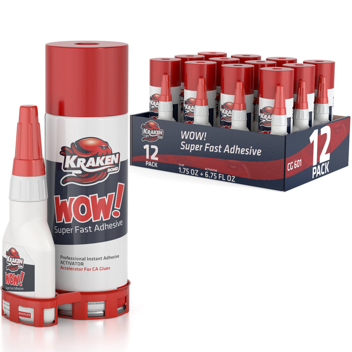 Kraken Bond WOW Super Fast Adhesive Set