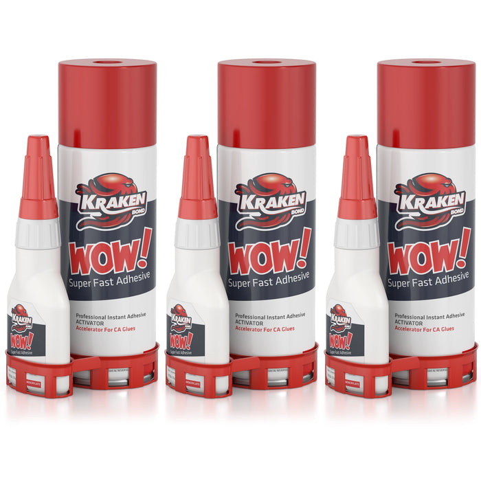 Kraken Bond WOW Super Fast Adhesive Set