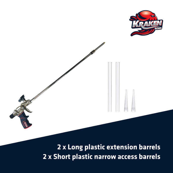 Kraken Bond Long Nozzle Pro Foam Gun - 24"