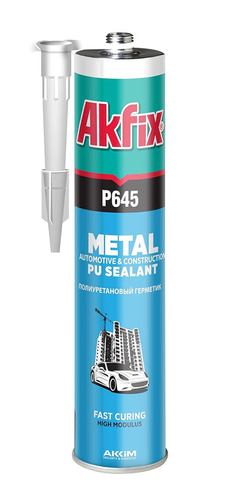 Akfix P645 Automotive Seam Sealer - Metal Automotive & Construction Polyurethane Sealant, 10.1 fl oz