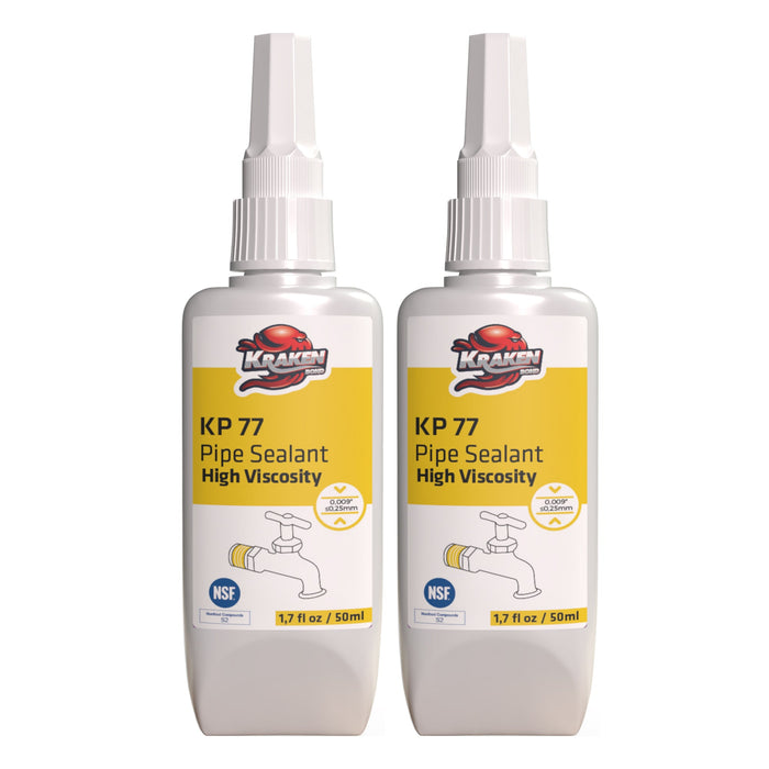 Kraken Bond Pipe Thread Sealant High Viscosity - KP 77, 2 pack