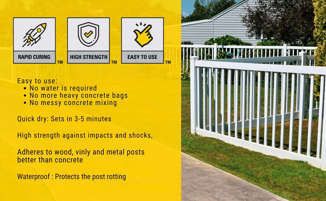 Stanley Post Fix, Fence Post Foam - Features