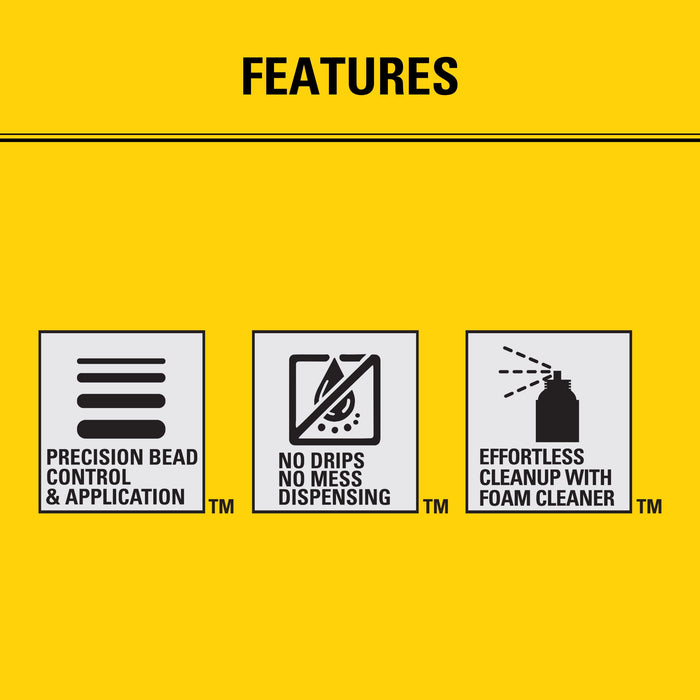 Stanley PRO-FG24 Foam Gun - 24" | High Precision for Expanding Insulation Foam