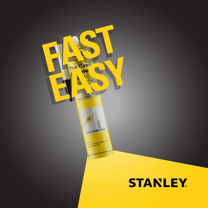 Stanley Pro Grade Premium Caulk - Siliconized Sealant