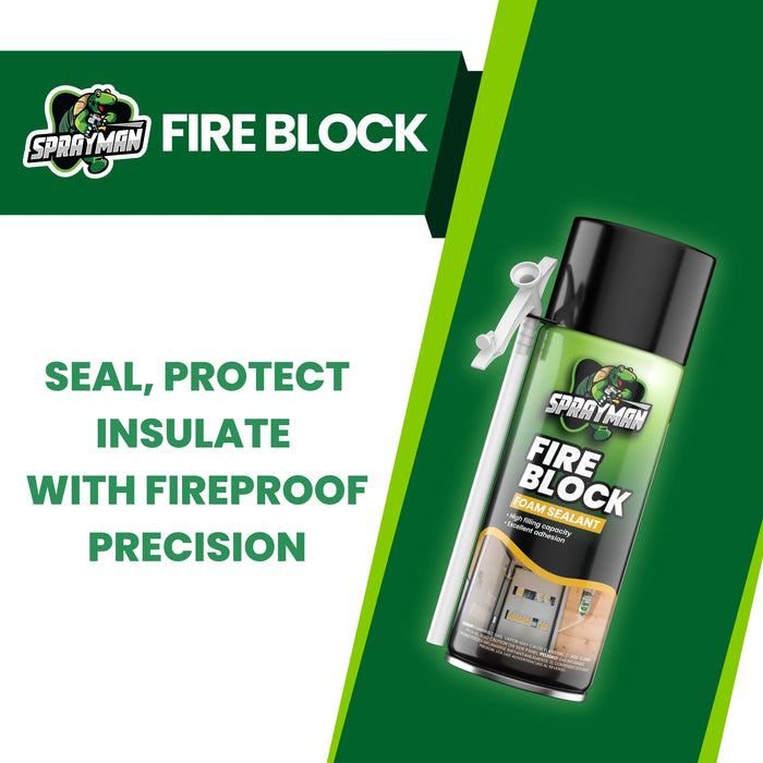 Sprayman Fire Block Foam Sealant